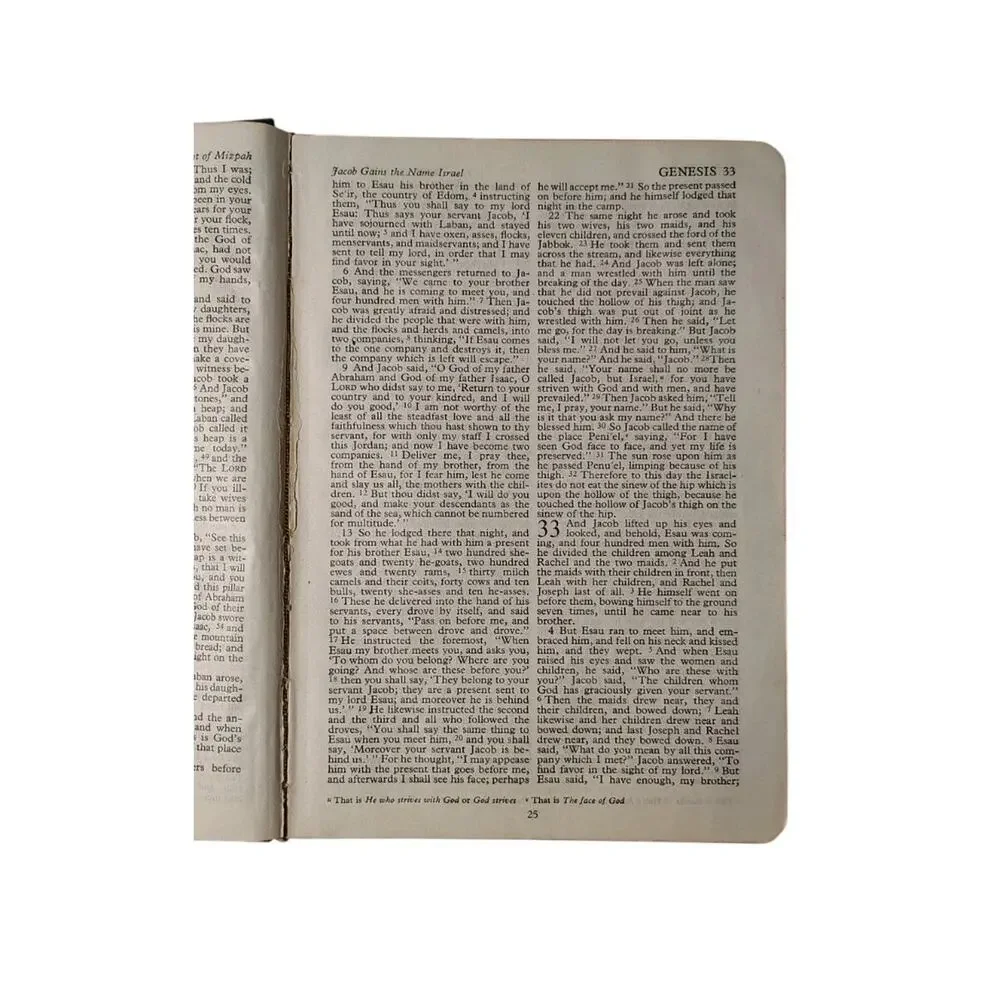 Holy Bible Book Revised Standard Version Thomas Nelson Vintage 1953 Illustrated